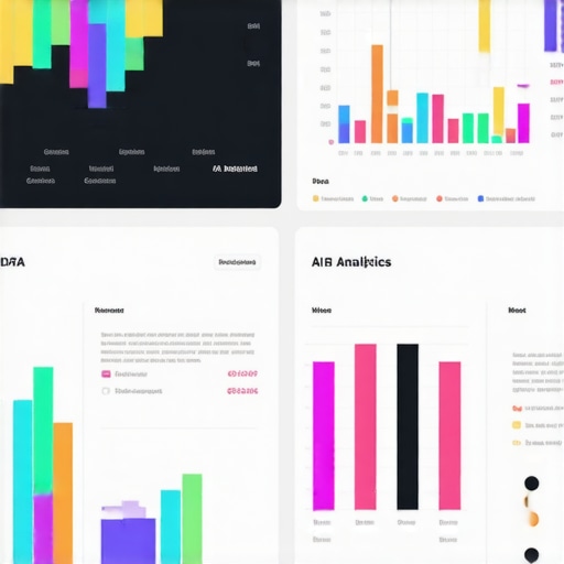 AI-Driven Behavioral Data Analytics Dashboard Digital dashboard displaying behavioral data and AI analytics graphs