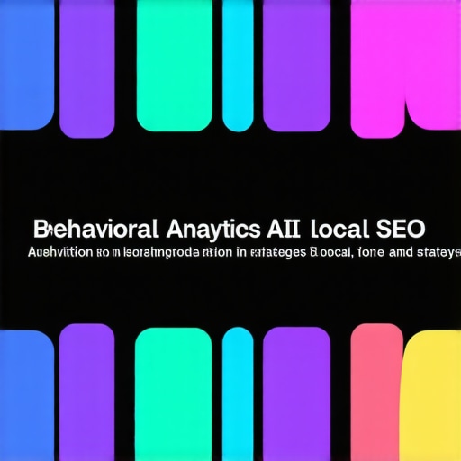 Advanced Data-Driven Local SEO Strategies 2025 Infographic showing behavioral data, AI insights, and local SEO signals for 2025