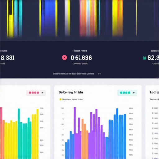 A digital dashboard showing analytics for reviews, user behavior, and citations in local SEO