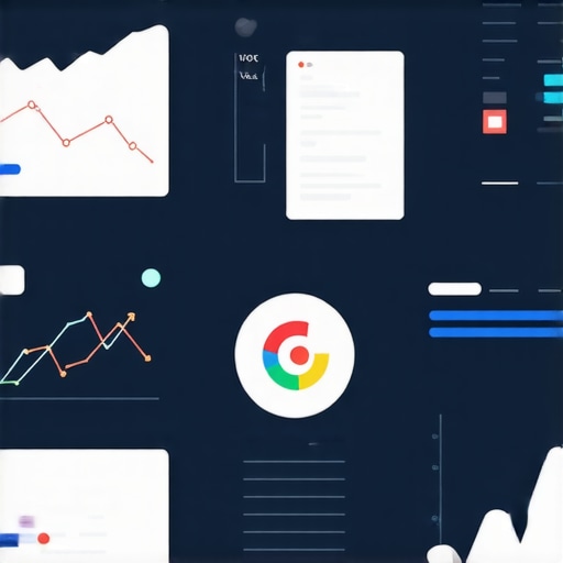 Artificial intelligence analyzing local SEO signals on a data dashboard