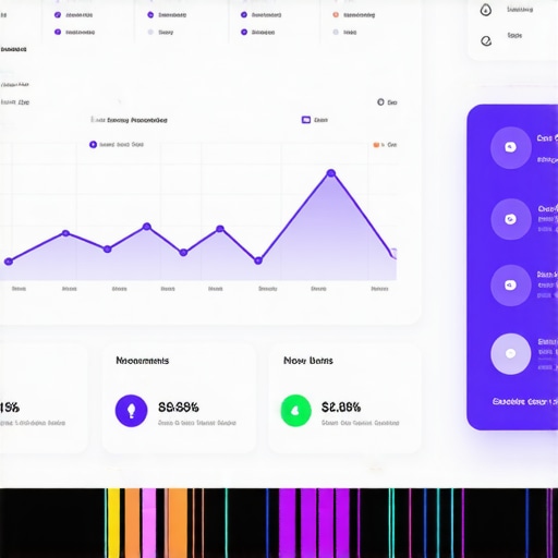 A digital dashboard with metrics and signals for local SEO optimization