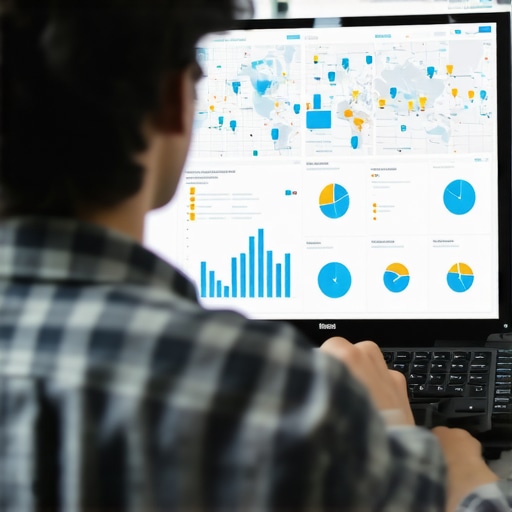 SEO analyst reviewing local map ranking data and signals