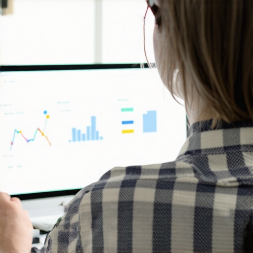 Business owner reviewing local SEO performance charts and signals