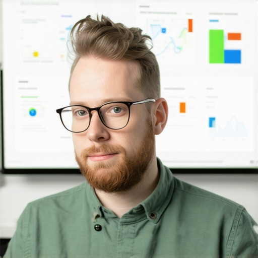 A digital marketing professional reviewing data analytics for local SEO performance.