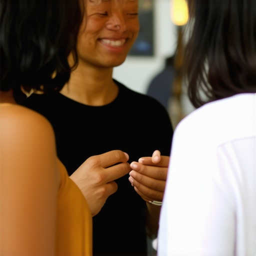 Community Engagement Boosts Local SEO Business owner participating in local community event