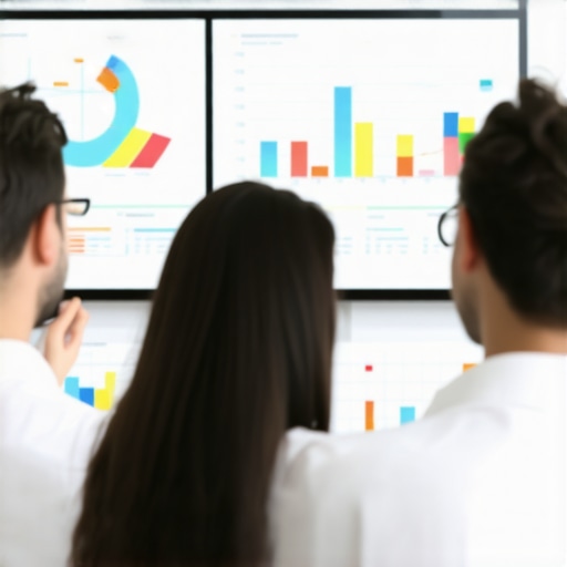 Team analyzing local SEO data and signals for strategic optimization