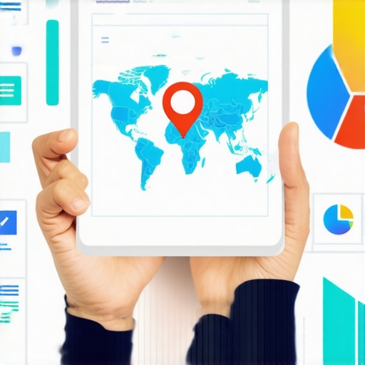 Conceptual illustration of AI, AR, and local SEO signals enhancing Google Maps rankings