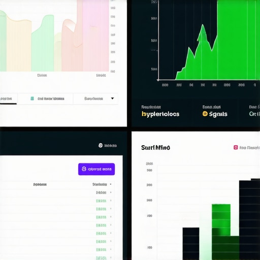 Graph and map illustrating hyperlocal SEO data analytics