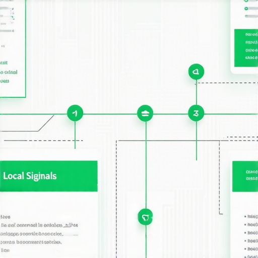 Infographic illustrating the synergy of reviews, backlinks, and behavioral metrics influencing local map rankings.