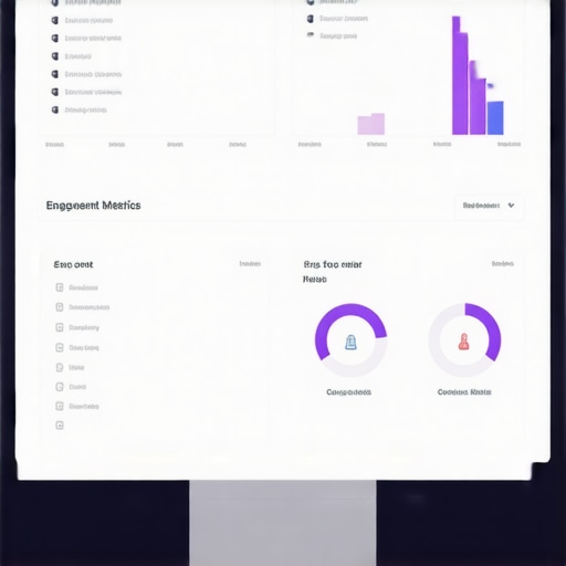 Screenshot of local SEO dashboard showing engagement metrics and signals