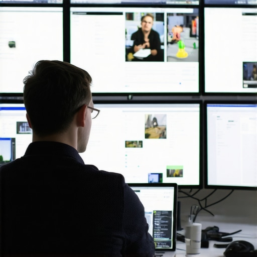 Digital marketer reviewing local SEO signals on screens