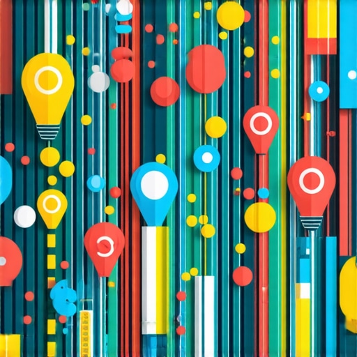 Visualization of multi-channel local marketing strategy with online and offline signals.