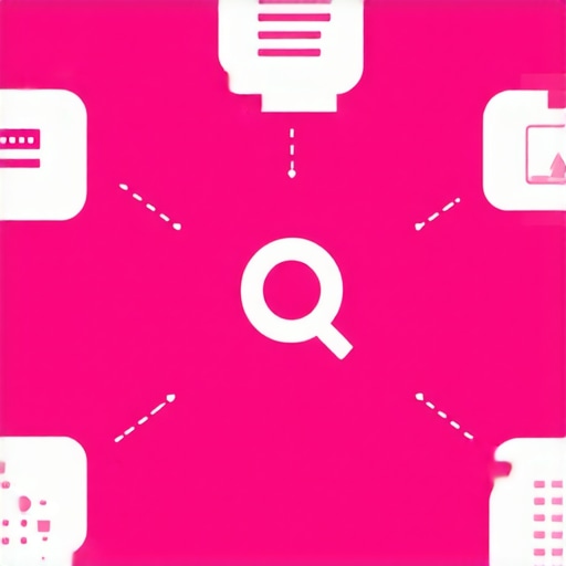 Diagram of local SEO signals including reviews, user engagement, voice search, and social media influence.