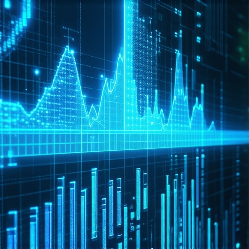 Artificial intelligence analyzing local SEO signals through digital data visualization.