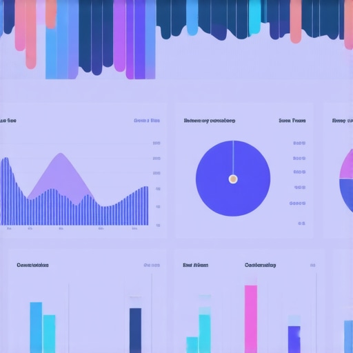 Analyzing Advanced Local SEO Signals with Data Dashboard. Close-up of a digital analytics dashboard showcasing local SEO metrics and data analysis.