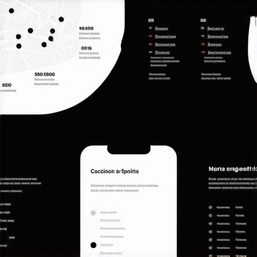 Illustration of geo-behavioral data integration and local community signals enhancing map rankings.