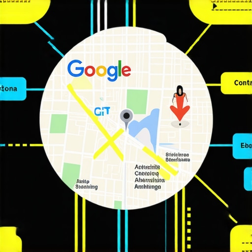 Google Maps Local SEO Signals Diagram Infographic showing niche, contextual, and behavioral signals affecting local search rankings.