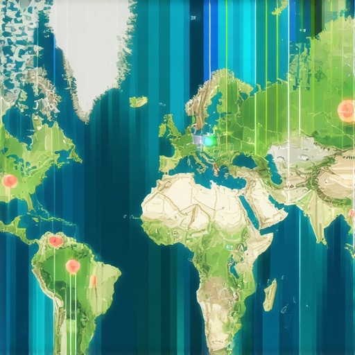 Map Analytics Dashboard Screenshot of a map-based analytics platform showing local signals and metrics for SEO analysis.