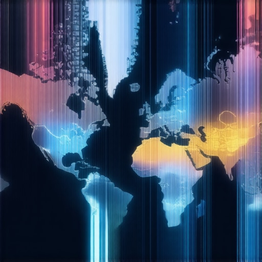 Diagram showing layered local signals and AI data analysis for map ranking