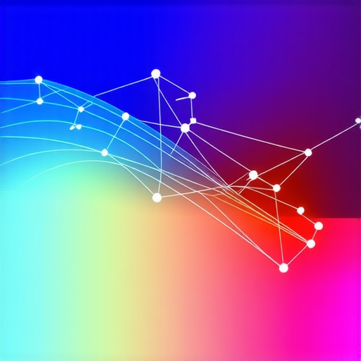 A network diagram illustrating various signals impacting local search rankings, including behavioral, contextual, and proximity data.