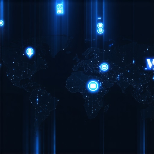 Digital map illustrating behavioral and voice signals influencing local SEO in 2026