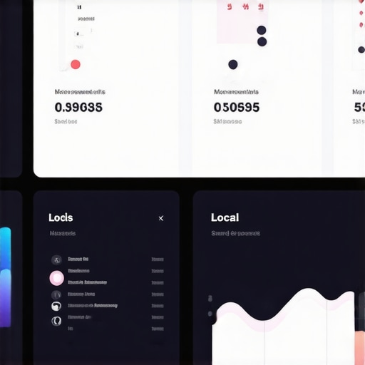 Screenshot of a local SEO analytics dashboard highlighting micro-moment data and engagement insights.