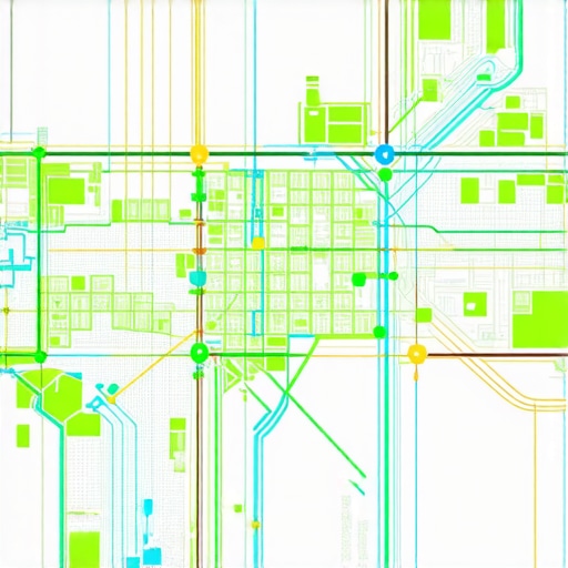 IoT-Driven Local Signal Optimization City sensors collecting environmental and traffic data for local SEO enhancement.