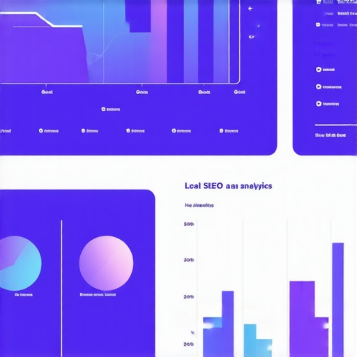 Local SEO Analytics Dashboard Digital marketing dashboard with local SEO performance and signal metrics