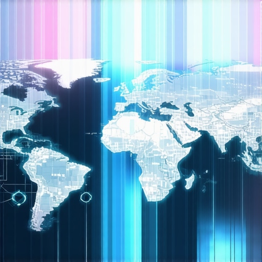 Illustration of interconnected signals, micro-moments, and AI influencing local search rankings.