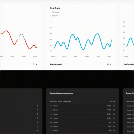 Analytics dashboard showing user interaction data for local businesses