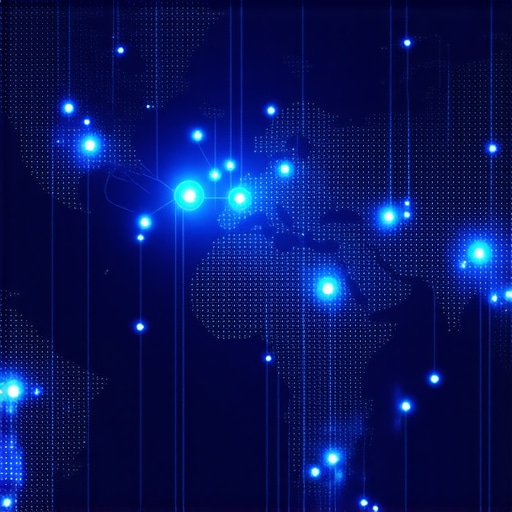 Visual Diagram of Local Signal Interconnectivity A detailed digital map illustrating interconnected local signals and user engagement metrics.