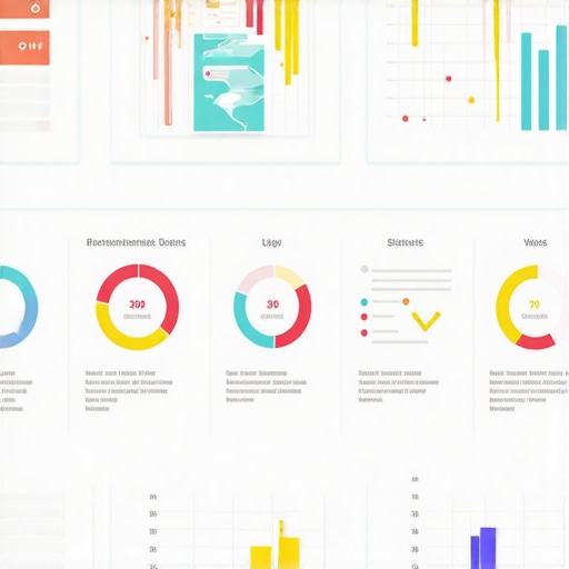 A detailed illustration of data analytics, maps, and signals related to local SEO optimization.