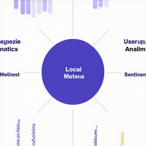 Artificial intelligence analyzing local engagement and sentiment signals for SEO optimization.