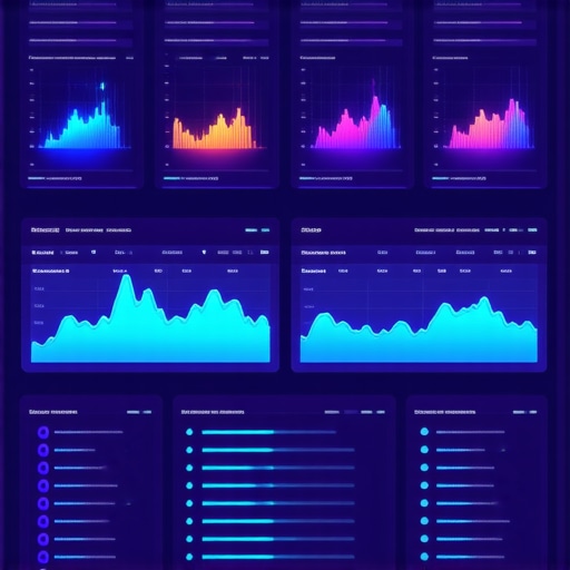 Futuristic dashboard showing layered local SEO signals with data streams and analytics
