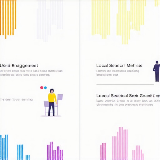 Diagram showing interaction between customer engagement data and local SEO rankings