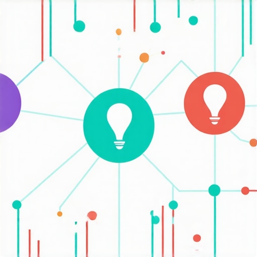 Diagram showing interconnected data signals influencing local SEO rankings.