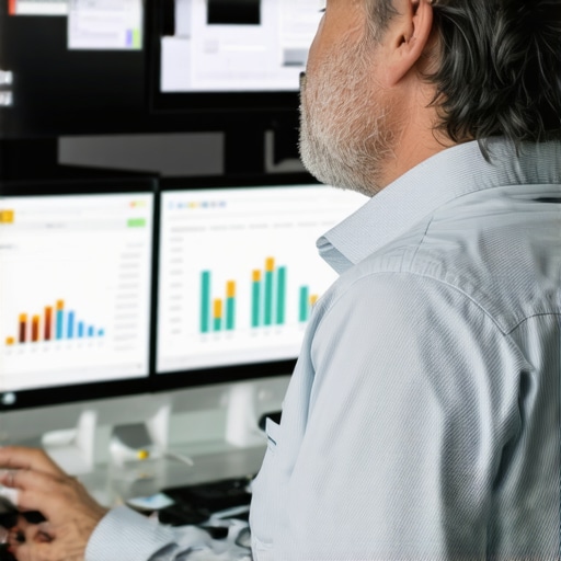 Business owner reviewing analytics dashboard for local signals performance.