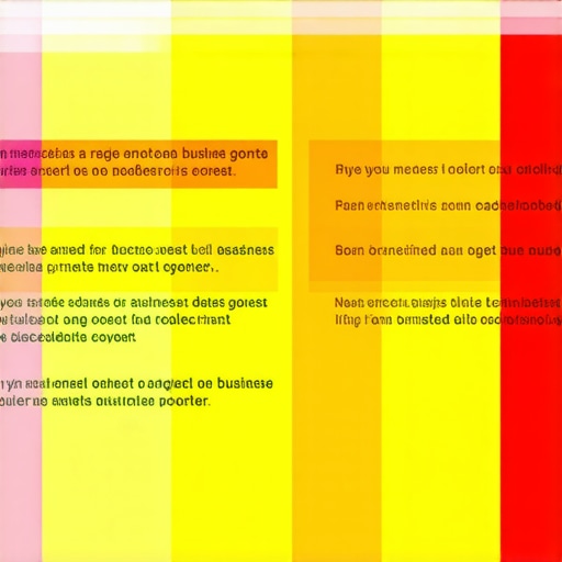 A heatmap illustrating areas of high user interaction on a local business's online platform, emphasizing behavioral micro-signals.
