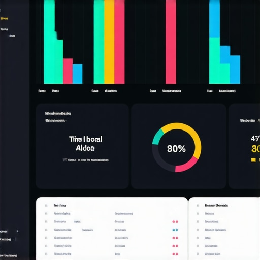 Screenshot of a digital dashboard displaying live local SEO metrics and behavioral signals.