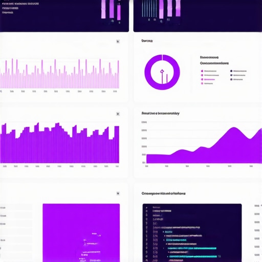 Modern analytics dashboard visualizing local behavioral signals and AI predictions.